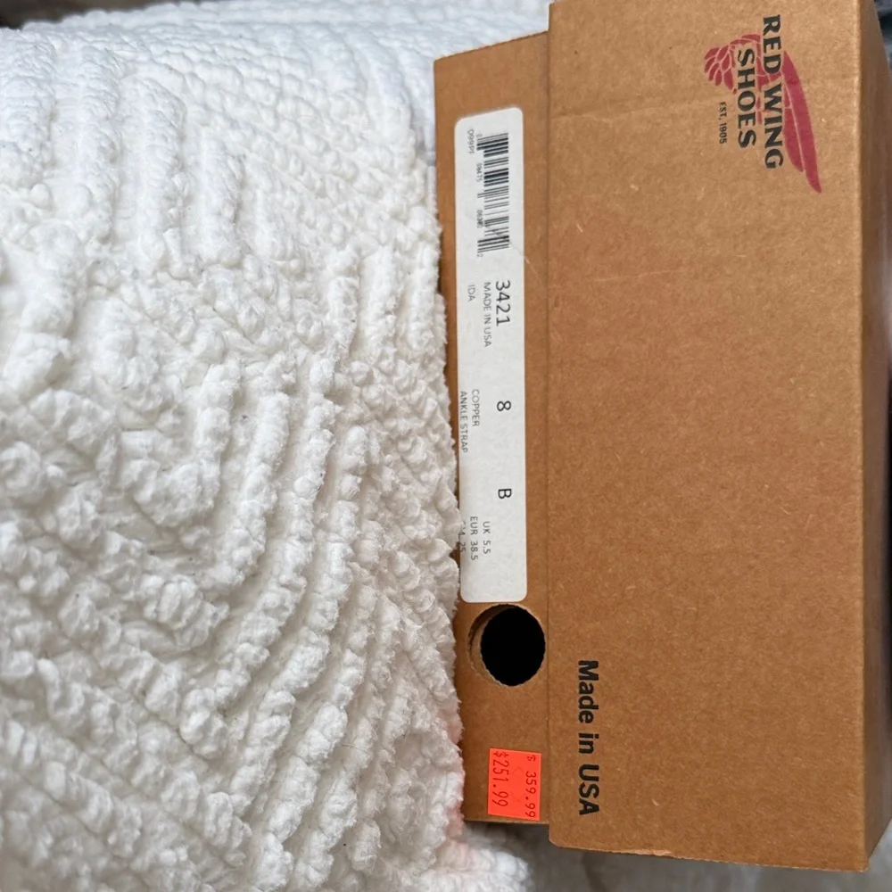 Red Wing Shoes Tan Leather Boots - Picture 3 of 5